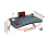 Portable Folding Laptop Bed Tray Table Lap Desk Notebook Breakfast Cup Slot 10