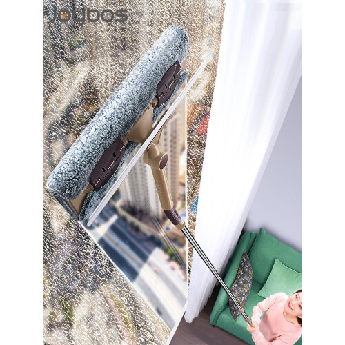 Cleaning Tool Double-sided Telescopic Rod Window Cleaner Mop 1