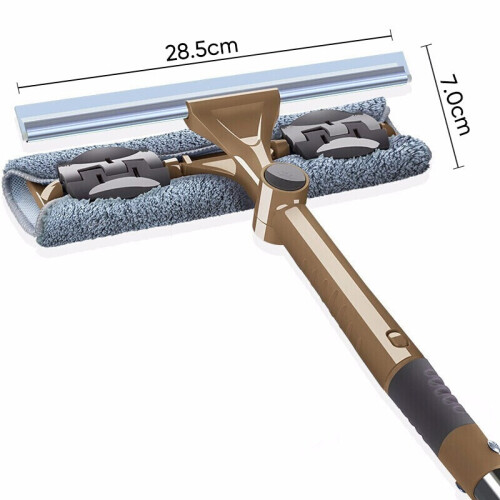 Cleaning Tool Double-sided Telescopic Rod Window Cleaner Mop 2