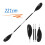 4-Piece Aluminum Adjustable Kayak Paddle 2
