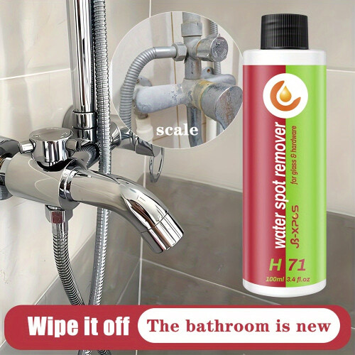 Bathroom Glass Cleaner Hard Water Spot Remover 1