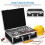 Black Aluminum Tool Storage Case with Password Lock and 7