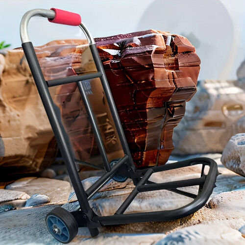 Foldable Hand Truck Cart with Adjustable Height 2