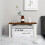 Achieve a tidy ironing setup with this versatile Desktop Iron Storage Rack 5