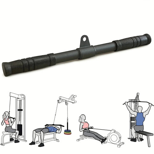 Gym Rotating Straight Bar 1
