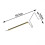 5Pcs Fly Tying Tools Rotary Finisher Tool for Tying Flies 7