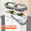 Flat Mop and Bucket Set with 3 Microfiber Pads 5