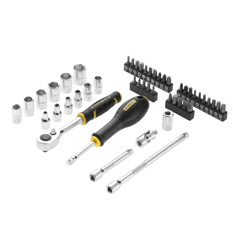 Stanley Hand Tools Fatmax 1/4In M Pro-Stack Socket Set, 48 Piece 5063750493763