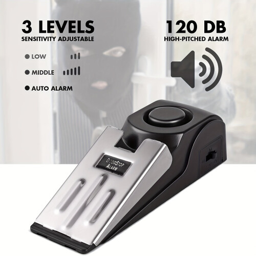 Door Stop Alarm Anti-Theft Security (2pcs) 1