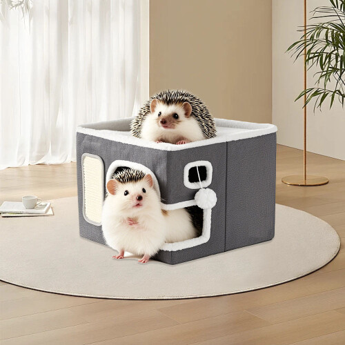 Multi-Level Hideaway Bed for Small Pets 1