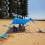 Portable Beach Tent Sun Shelter Windproof Camping Canopy Blue 2