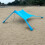 Portable Beach Tent Sun Shelter Windproof Camping Canopy Blue 4