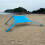 Portable Beach Tent Sun Shelter Windproof Camping Canopy Blue 5