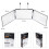 3-Way LED Tri-Fold Hair Cutting Mirror with Adjustable Brightness 6
