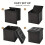 Storage Faux Leather Folding Stool 2