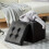 Storage Faux Leather Folding Stool 5