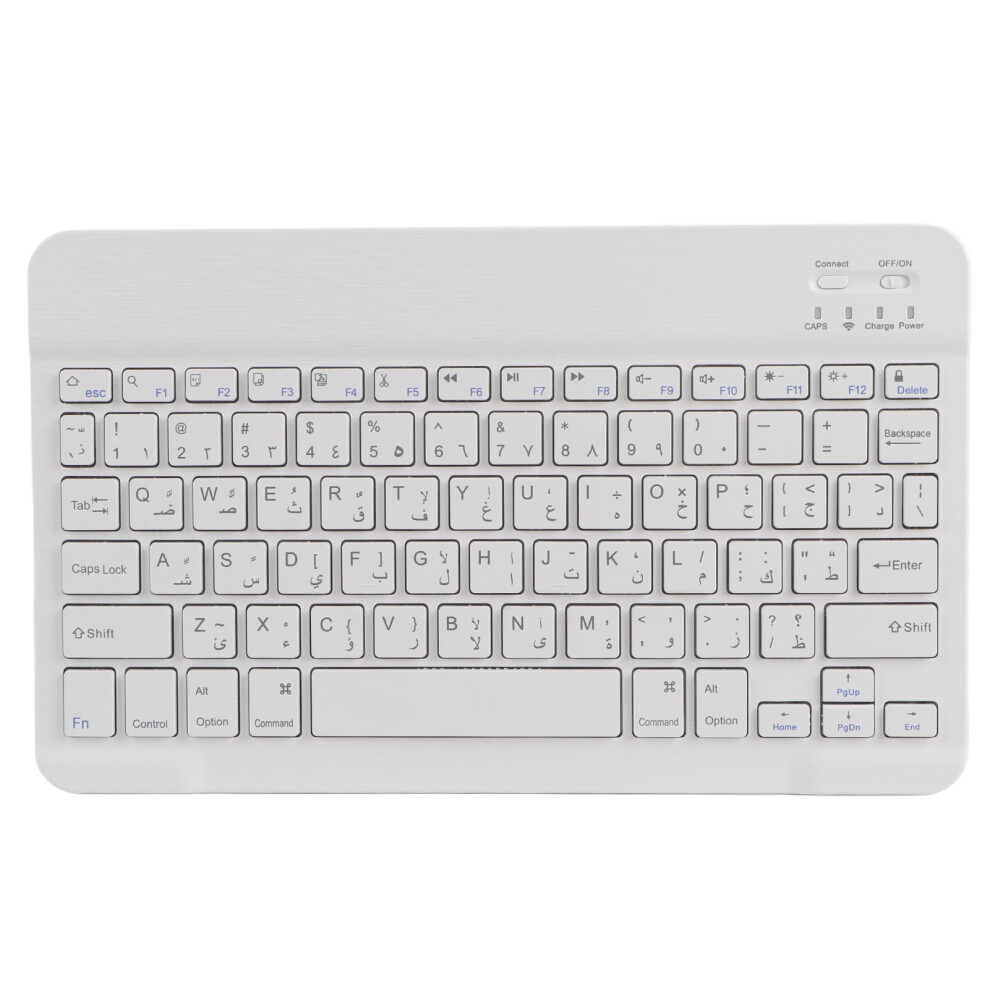 Rechargeable Bluetooth Keyboard For Ipad Tablets Phones, Ultra Slim Wireless Keyboard With Automatic Sleep Mode And Comfortable Typing Experience 9028731853185