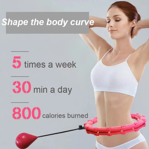 Adjustable Sport Hoops Set - Waist Exercise & Detachable 1