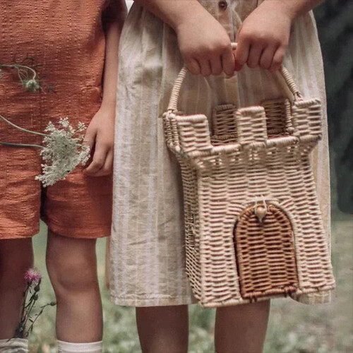 Rattan Woven Hand-Woven Picnic and Storage Basket 2