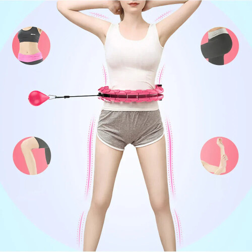 Adjustable Sport Hoops Set - Waist Exercise & Detachable 2