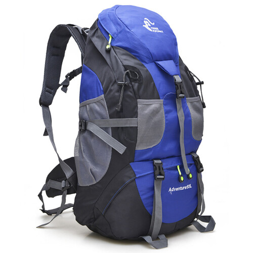 50L Hiking Backpack 56x36x23cm Black/Blue/Red 2