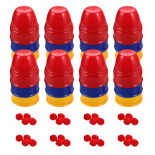 10Sets Kinder Zauberset Mit Plastikbechern Und Farbigen Bällen