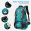 60L Hiking Backpack 30x20x55cm, Multi-color 4