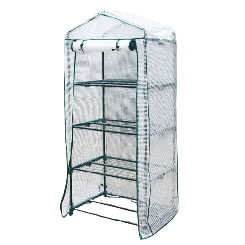 (White, 4 Layers) Experience Your Mini Walk-in Greenhouse Cover(No Frame) 1