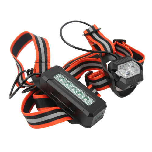 Super Lightweight Running Light, Adjustable Beam for Optimal Illumination, Hands-Free Solution, Water Resistant, Rechargeable with Micro USB Cable 2