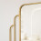 Charles Bentley Charles Bentley Prague Rectangular Garden Wall Mirror, Gold, 110 x 100 cm 3