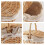 Woven Wicker Picnic Basket with Double-Lid Handle 6