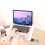 Adjustable Folding Laptop Desk with Cooler Fan 3