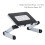 Adjustable Folding Laptop Desk with Cooler Fan 5