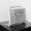 Joylove Modern Metal Acrylic Bookshelf 5