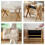 Versatile Velvet Footstool: Stylish, Easy-to-Clean, Space-Saving Design 4