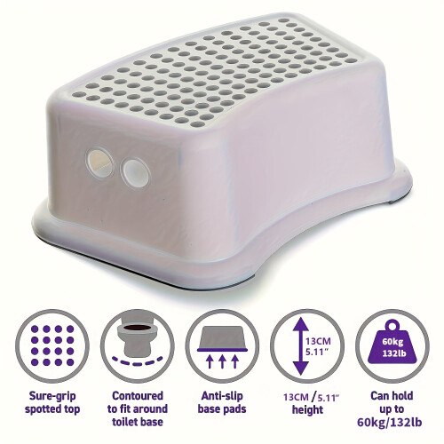 Kids Step Stool Anti-Slip Plastic for Bathroom Use 1