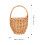 Wicker Picnic Basket Decorative Flower Hamper 3