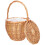Wicker Picnic Basket Decorative Flower Hamper 4