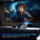 4K Android 11 Smart Projector 1080P LED WiFi6 Black 4