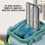 Flat Squeeze Mop & Bucket Set 4