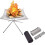 Foldable Stainless Steel Mesh Fire Pit Rack 2