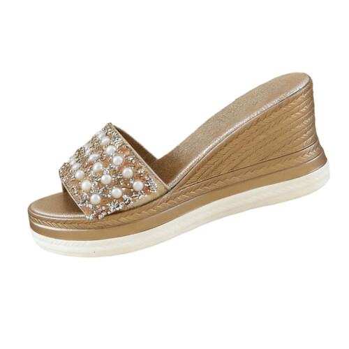 Γυναικεία Σανδάλια Willtoo με Πλατφόρμα για Παραλία, Λευκά Σανδάλια, PU Δερμάτινα, 1