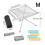 Foldable Stainless Steel Mesh Fire Pit Rack 7