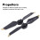 Προπέλες χαμηλού θορύβου Dji Mavic Pro Platinum, σχεδιασμός γρήγορης απελευθέρωσης για 7