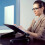 Adjustable Vented Laptop Stand - Foldable Desk for Office 3