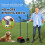 Dog Pooper Scooper Set with Swivel Bin 2