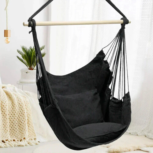 Portable Hanging Rope Hammock Chair 1