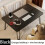Foldable Wire Foot Study Desk - Black 2