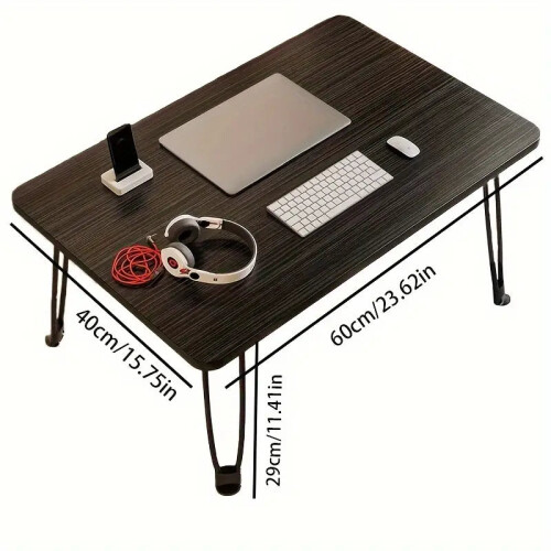 Foldable Wire Foot Study Desk - Black 2