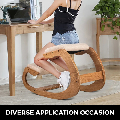 Ergonomic Wooden Kneeling Chair 2